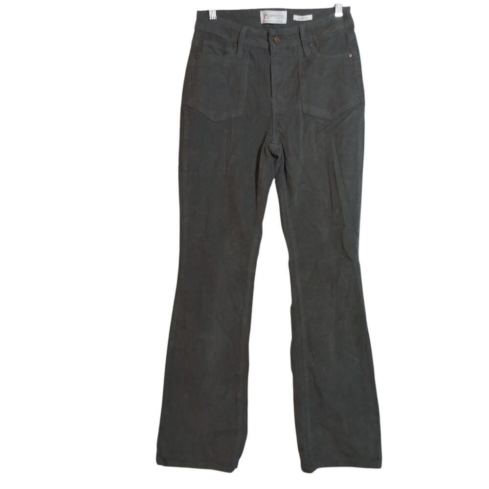 Re Generation Celebrity Pink Jeans Dusty Olive Bamboo Corduroy Flare  Size 28